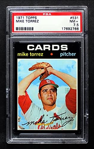 1971 Topps 531 Майк Торес Сейнт Луис Кардиналс (Бейзболна картичка) PSA PSA 7.50 Кардиналс