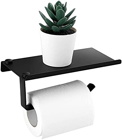 Държач за тоалетна Хартия Без Удар DLOETT за Тоалетна хартия Може да Поставите Растенията за Мобилен телефон, Багажник за боклук