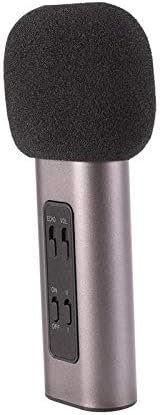 Преносим Микрофон от Алуминиева Сплав GFDFD Професионален Мобилен Певческий Микрофон за Запис на живо Събрание (Цвят: B)