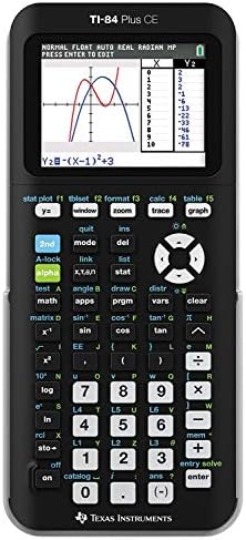 Графичен калкулатор Texas Instruments TI-84 Plus CE, Черен