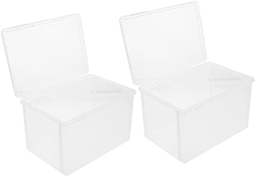 Luxshiny 2 бр. контейнер за хляб Хладилник, Пластмасова кутия за съхранение на хляб, Кутия за съхранение на хляба на масата на хладилника