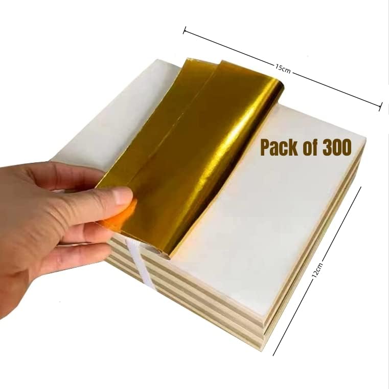 Хартия CAJOLI Chinese Joss - Пари Предци хлебна Златно фолио за изгаряне (Опаковка от 300 броя)