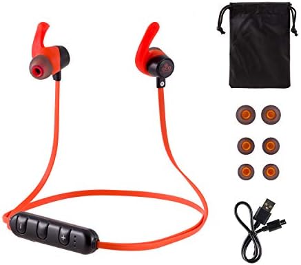 Слушалки Eco Survivor IPX4, устойчиви на пот, с микрофон, вграден контролер, Гъвкави ушни панти, 3 Силиконови гелевыми подложки, Превъзходно качество на звука, Големите слуш