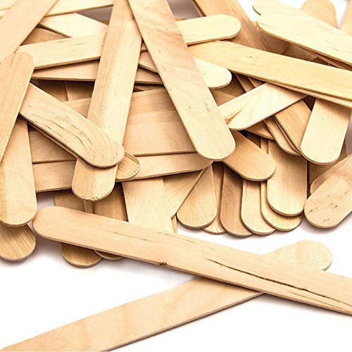 6 Гигантски дървени пръчки за бродерия - Опаковки по 100 карата
