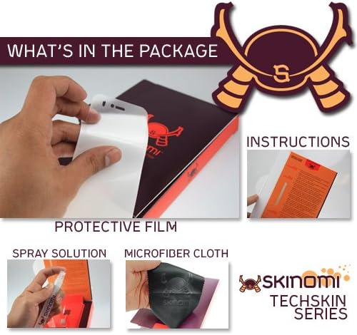 Защитно фолио Skinomi, съвместима с Microsoft Surface 2 Clear TechSkin TPU Anti-Bubble HD Film