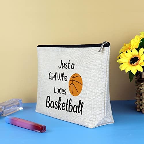Подарък за фен на Баскетбола Косметичка За грим Подаръци за баскетболни момичета Подаръци за Баскетболния отбор Подаръци за момичета Подарък Баскетболист Баскет?