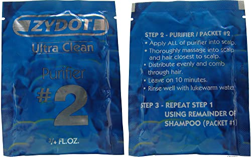 Набор от шампоани Zydot Ultra Clean Detox за детоксикация, пречистване на космената луковица. Почти моментално почистване,