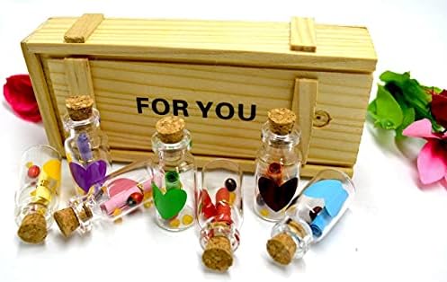 Подаръци с Надпис CristaVista в бутилка - за Най-добър персонален Подарък за Рожден Ден за Приятелка, Гадже, Съпруга, Съпруг | Опаковани В Красива кутия