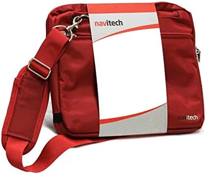 Калъф / чанта за таблет Navitech Red, който е Съвместим с графичен таблета за рисуване Simbans PicassoTab Android - 10 Инча