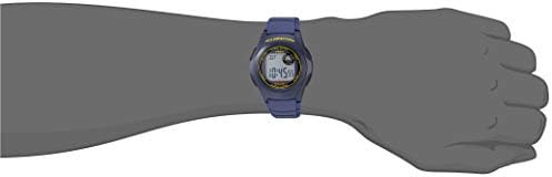 Мъжки кварцов часовник Casio F-200W-2BCF Classic с цифров дисплей Син цвят