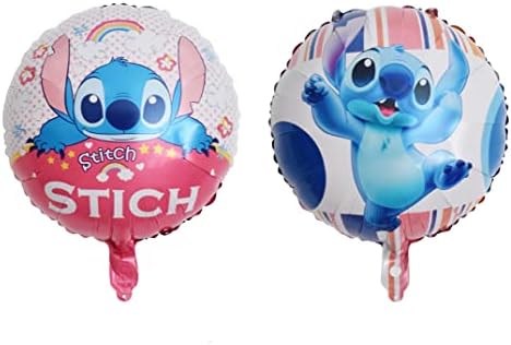 12 бр. балони в стила на Лило и Стич, украса за парти в чест на рождения ден в стила на Лило, аксесоари за детско парти в стила