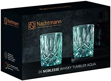Чаша за уиски Nachtmann Noblesse Collection 4 , изработени от фин кристал, за бърбън, уиски и други питиета, 10,4 грама, могат
