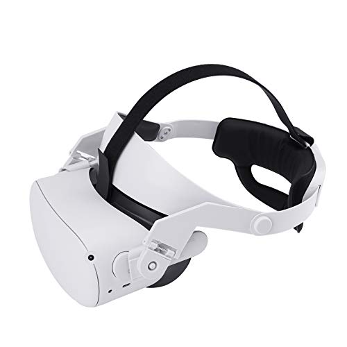 Регулируема каишка GOMRVR halo за Oculus Quest1/Quest 2 главоболие прашка с удобна облегалка и голяма възглавница конструкция балансира теглото, намалява натиска върху лицето -А