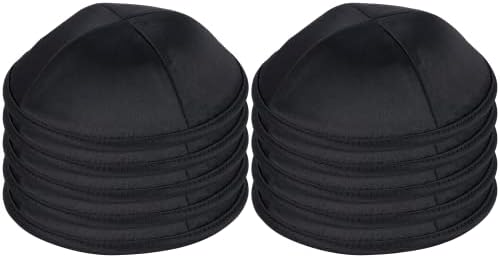 Сатен шапчица за мъже и деца – Елегантна мъжка шапка-Ямака, ермолка, идеална за ежедневието или еврейски дейности