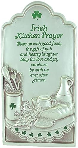 Подарък Абатство 36300 (подарък абатството и Калифорния) Молитва знак Ирландска кухня, 3,75 x7, Сиво, 3,75 x 7