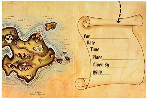 8-Брой Покани на парти, Пират Карта