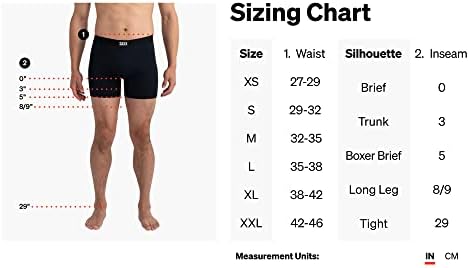 Мъжко бельо SAXX – Супер Меки Боксови гащи НАСТРОЕНИЕТО с вграден калъф за подкрепа – Опаковка от 2 теми, бельо за мъже