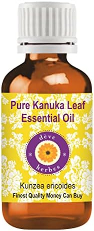 Чисто етерично масло от листа кануки Deve Herbs (Кунцея эрикоидес) Дестилиран с пара 2 мл (0,06 грама)