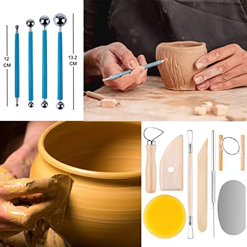 Инструменти от полимерна глина HBLIN – Набор от керамика, инструменти за скулптура от глина, наскальной живопис и керамични