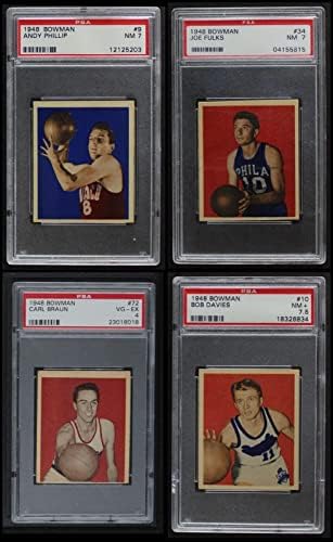 1948 Bowman Баскетбол и Почти Пълен комплект 6 - EX/MT - Баскетболни комплекти
