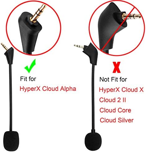 Подмяна на играта микрофон за гейминг слушалки Kingston HyperX Cloud Alpha, 3,5 мм Прът с микрофон за слушалки
