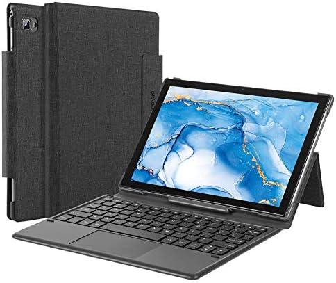 Калъф-клавиатура Dragon Touch Docking за 10-инчови таблети Notepad 102 и Notepad T10M, 80 комбинации, 5-пинов конектор За свързване на Клавиатура, Сгъваема, в комплекта не е включен таблет