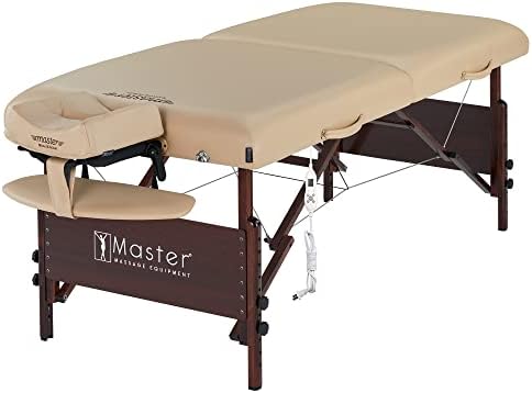 Преносим масажна маса Master Massage 30 Дел Рей Therma Топ в комплект с аксесоари - За използване като вила за татуажа, маса за удължаване на миглите