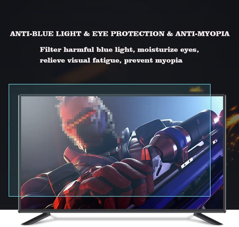 AIZYR Матово Защитно фолио за екрана на телевизора със защита от отблясъци/синя светлина /Без драскотини мехурчета, облекчава напрежението на очите при работа на ком?