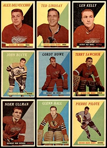 1958-59 Topps Хокей и Почти пълен комплект (Hockey Set) VG/EX+