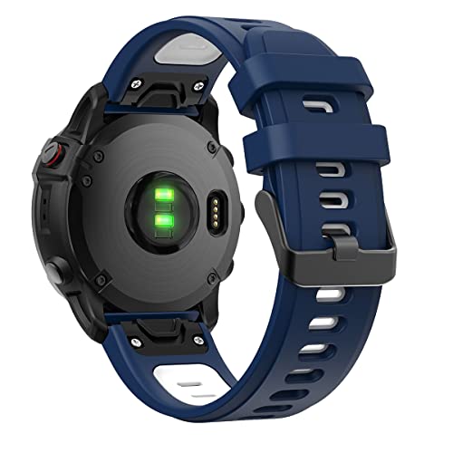 AISPORTS е Съвместим със силикон каишка Garmin Epix Gen 2, 22 мм Быстросъемный каишка за часовник, Спортен Гривна, взаимозаменяеми