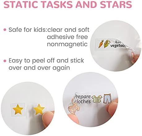 Магнитна таблица домашна помощ за деца със суха стиранием, кошница с награди за поведение на деца; Всеки комплект включва 26 статични