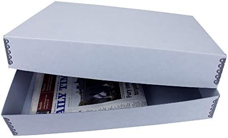 Кутия за съхранение на електронни вестници University Products 3 H x 20 1/2W x 24 1/2D Син / Сив