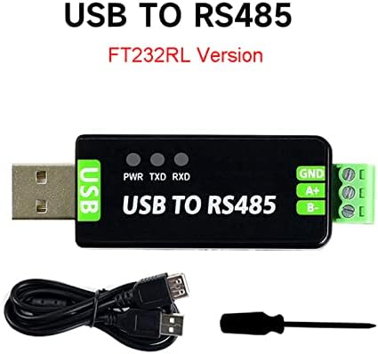 Waveshare USB към RS485 Сериен Конвертор RS485 Комуникационен модул 300-921600 Бит/с Поддръжка на Win7, XP и Vista, Linux