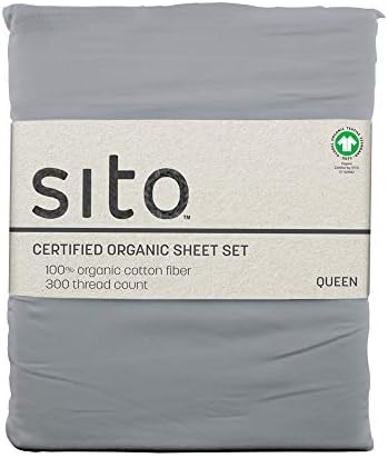 Кърпи от памук Dr. Mercola, Сив на цвят, Размер Queen (94 x 104), Без ГМО, са сертифицирани от DESI