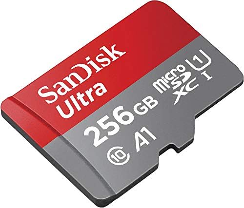 Карта SanDisk Ultra 256GB Micro SDXC за смартфон Motorola Работи с Мото G13, Moto G13, Moto G23 (SDSQUAC-256G-GN6MN) C10 U1 A1 в комплект