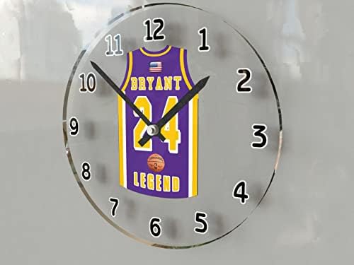 Стенен часовник в стил Лос Анджелесского Джърси K Bryant 24 - Basketball Legends Edition !!