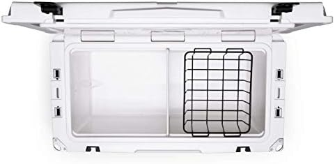 Голям хладилник с Badlands Cooler Пакет 70 КВ. с колела в Бял цвят. Комплектът включва дъска за Рязане/разделител и Кошница. , Многоцветен,
