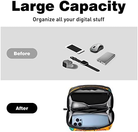 Преносим Електронен Органайзер за Чанти с Мультяшными Животни, Пътна Чанта За Съхранение на Кабел, Твърди Дискове, USB, SD-карта, Зарядно