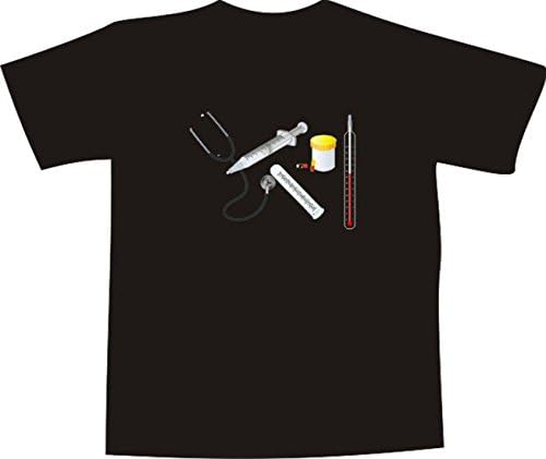 Тениска Black Dragon за мъже и жени E186 с Цветно Принтом Отпред - Special Surgery Stethoscope