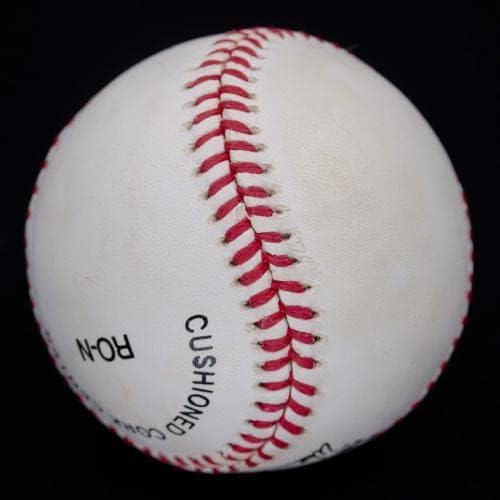 Майк Шмид, подписано споразумение ONL Baseball HOF JSA COA с Автограф #AI58507 - Бейзболни топки с автографи