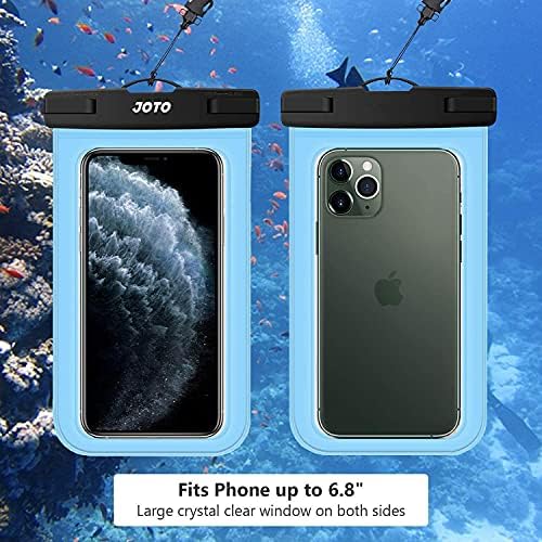 Универсален Син Водоустойчив калъф JOTO за iPhone 11 Pro Max, Galaxy S20 Note 10 + диагонал до 6.9 инча в комплект с плувен буем (2)