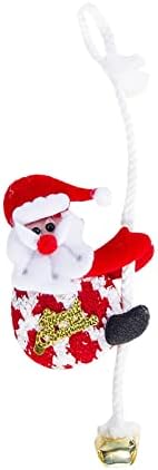 Украшение Подвесная Венец Коледни Украси Коледна Плат Изкуството На Самотен Човек, Катерене По Въже Старецът Снежен Човек Коледно Дърво