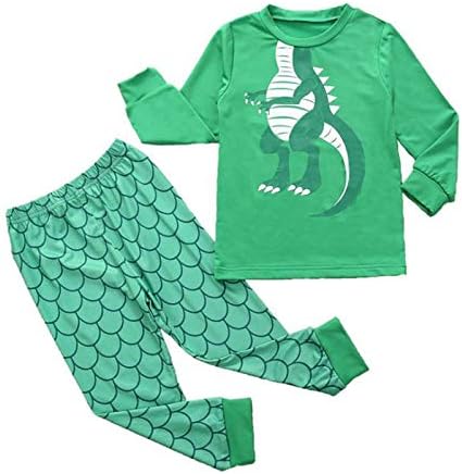 Облекло за новородени момичета, риза с динозавром за момчета, Пижама с Анимационни герои за деца, Детски костюми от 5 години, Красиви