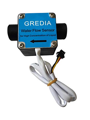 GREDIA 3/8Сензор за разхода на масло с Висока Плътност Течни Хранителни Преминете Разходомер с ефект на Хол М течност Брояч