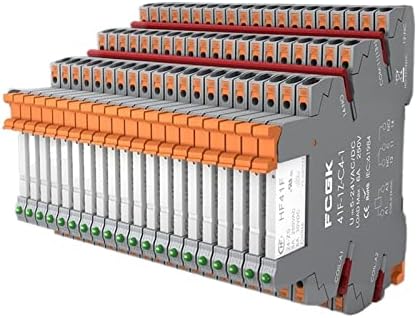 Тънък релеен модул на Din-шина 41F-1Z-C4-1 С вграден монтиране върху печатна платка с Реле за хранене с притежателя на реле 12 vdc 24