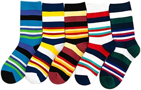 DLOETT 5 Чифта Топли зимни чорапи Мъжки Памучни Свободни Разтеглив Дебели Топли Къси чорапи