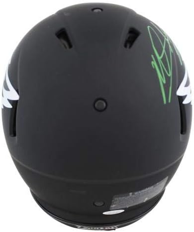 Eagles Майлс Сандърс Подписа Голям шлем Eclipse Speed Руски от JSA Witness - Каски NFL с автограф
