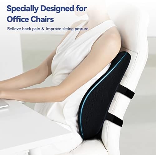 Възглавница за подкрепа на долната част на гърба за офис стол, Охлаждаща въздушна Възглавница за кръста от пяна с памет ефект за Облекчаване на Болки в гърба, Ергон?