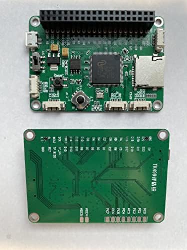 Fsuoech 0,78 Инчов OLED-модул на дисплея I2C 128x80 SPI със сериен Порт и Дъска за развитие TKM32F499