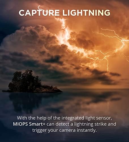 MIOPS Smart + Управлява смартфон помещение и да предизвика възпламеняване за високоскоростна фотография и таймлапса с кабел N3 за фотоапарати